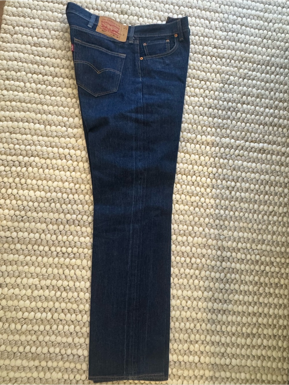 Levi's Dark Blue Straight Leg Jeans